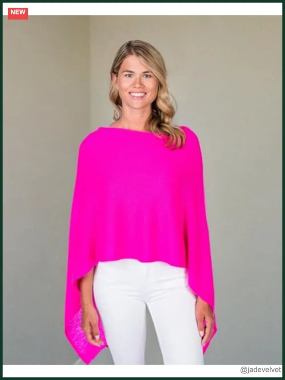 100% Cashmere Dress Topper - Wrap Poncho